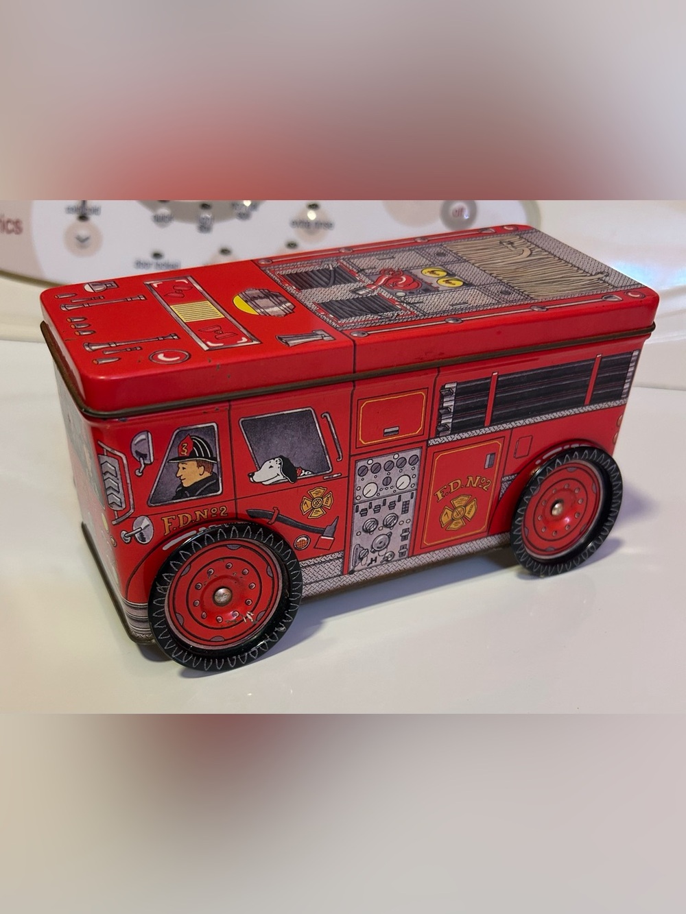 Vintage Keller-Charles of Philadelphia tin fire engine.